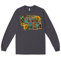 Smoke Western Blessed Long Sleeve Tee - FaDigitalArtStudio