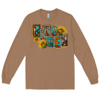 Toasted Coconut Western Blessed Long Sleeve Tee - FaDigitalArtStudio