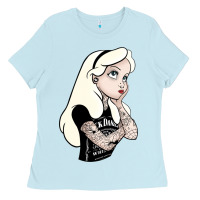 Baby Blue alice tattoo Ladies Tee - artisFamous