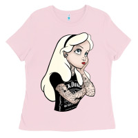 Bubblegum Pink alice tattoo Ladies Tee - artisFamous