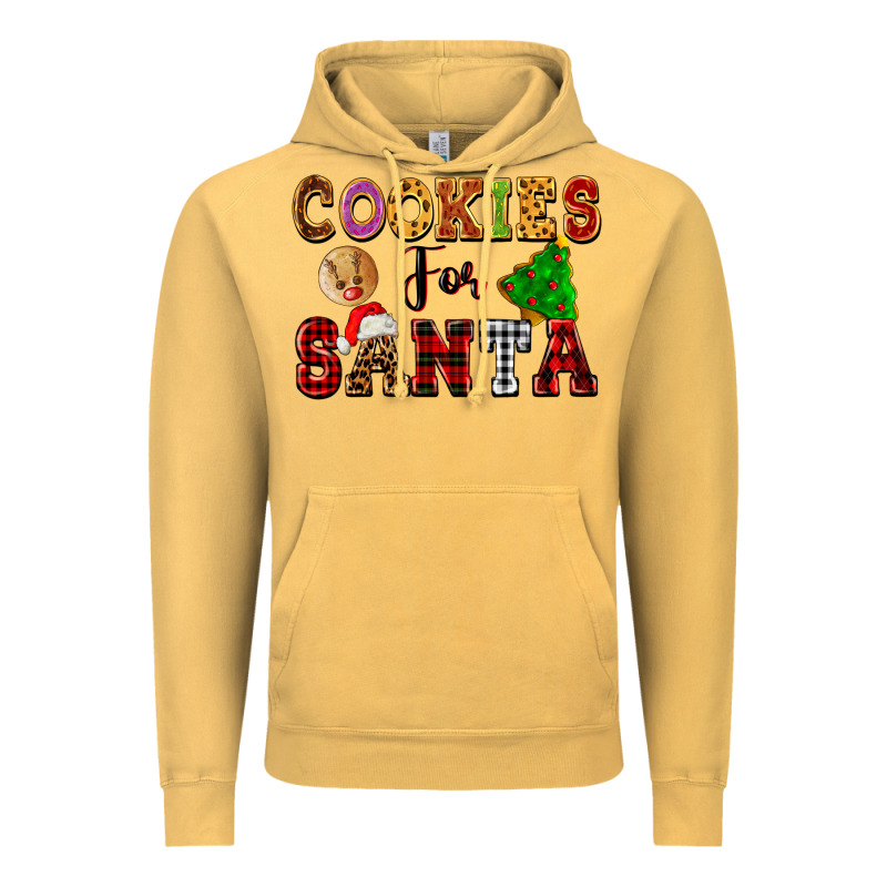 Cookies For Santa Vintage Hoodie by FaDigitalArtStudio | Teevron