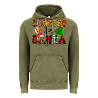 Vintage Olive cookies for santa Vintage Hoodie - FaDigitalArtStudio