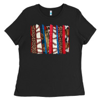 Baseball Brushstroke Ladies Tee | Teevron