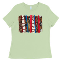 Matcha Baseball brushstroke Ladies Tee - HowdyJamesFarm