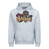 Heather Grey bloom Urban Hoodie - JahusDesignShop