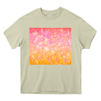 Mossy orange pink ombre glitter Heavy Core Tee - TumblerDesignByShophia