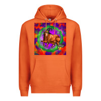 Carrot halloween red angus bull Premium Hoodie - LillyAllenDesigns