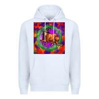 White halloween red angus bull Premium Hoodie - LillyAllenDesigns