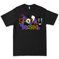 Black spooky season Premium Tee - CowGirlArtShop