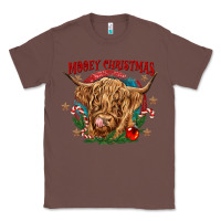 Chestnut mooey christmas Classic Tee - CowGirlArtShop