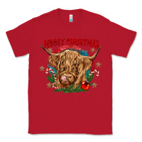 Red mooey christmas Classic Tee - CowGirlArtShop