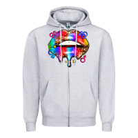 Pride Lips Zipper Hoodie | Teevron