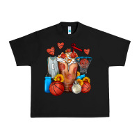 Black Basketball Sunflower Frappe Urban Heavy Tee - FaDigitalArtStudio