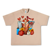 Burro Basketball Sunflower Frappe Urban Heavy Tee - FaDigitalArtStudio