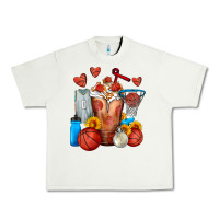 Pistachio Basketball Sunflower Frappe Urban Heavy Tee - FaDigitalArtStudio