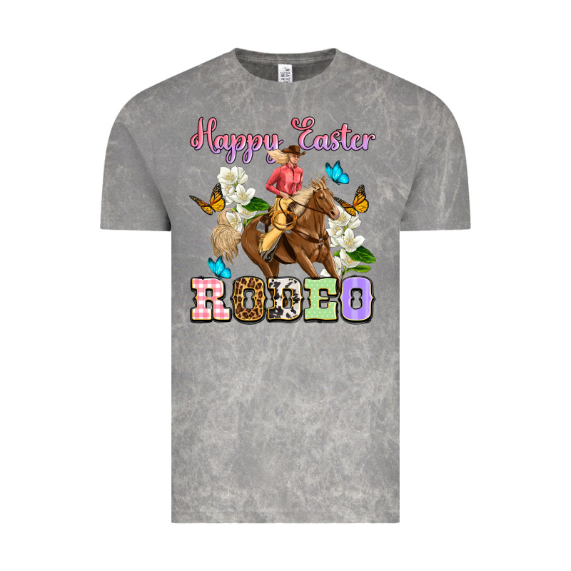 Happy Easter Rodeo Cowgirl Vintage Tee by OliviaCreatesArt | Teevron