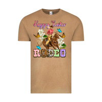 Vintage Camel Happy Easter rodeo cowgirl Vintage Tee - OliviaCreatesArt