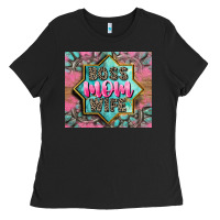 Black Boss mom wife Ladies Tee - CowGirlArtShop