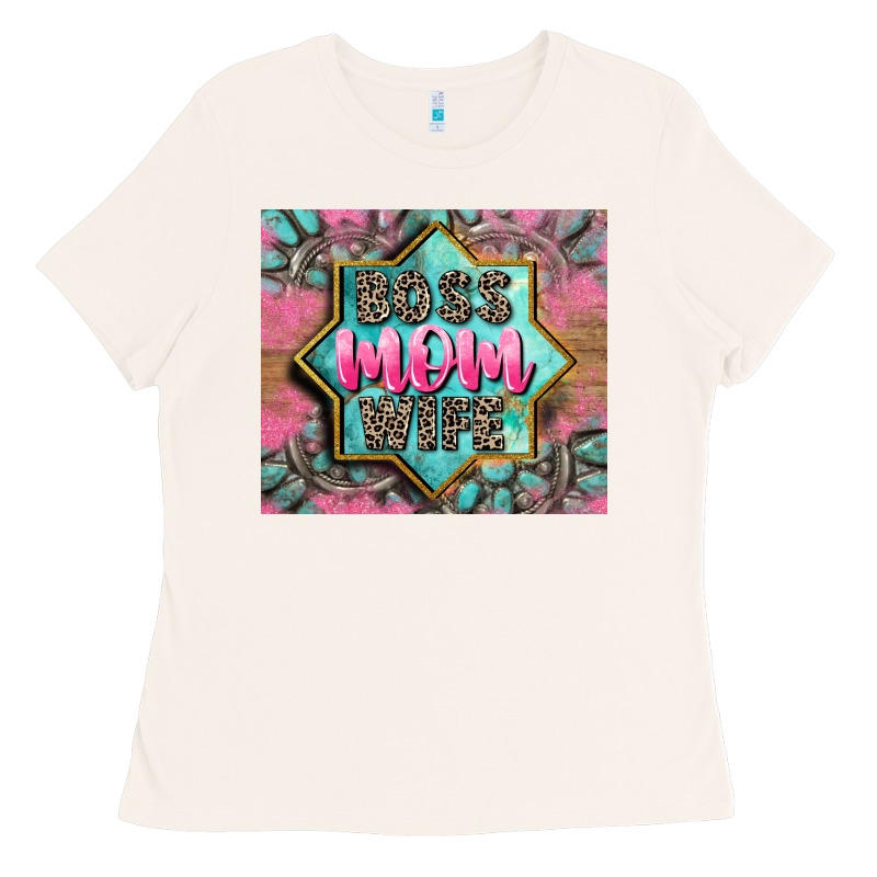Boss Mom Wife Ladies Tee by CowGirlArtShop | Teevron