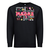 Black ella es mama Premium Sweatshirt - JahusDesignShop