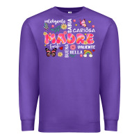 Purple ella es mama Premium Sweatshirt - JahusDesignShop