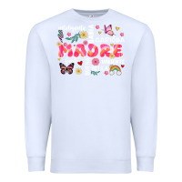 White ella es mama Premium Sweatshirt - JahusDesignShop
