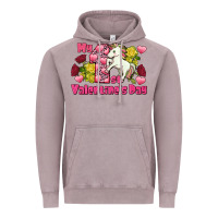 Vintage Zinc My first valentine's day unicorn Vintage Hoodie - FaDigitalArtStudio