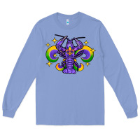 Colony Blue mardi gras crawfish 2 Long Sleeve Tee - FaDigitalArtStudio