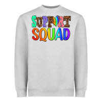 Heather Grey support squad Heavyweight Sweatshirt - AdoDesignShop