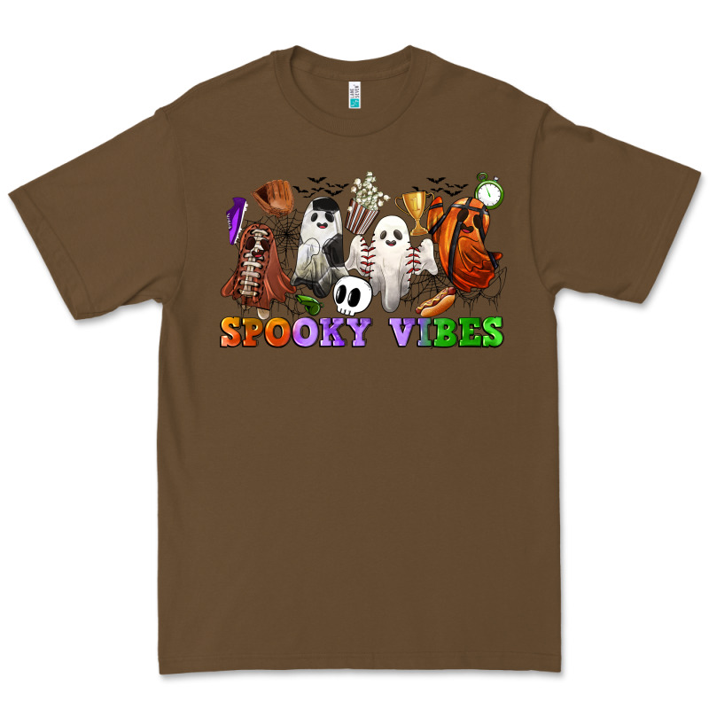 Spooky Vibes Sports Ghosts Premium Tee by CowGirlArtShop | Teevron