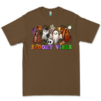 Cacao spooky vibes sports ghosts Premium Tee - CowGirlArtShop