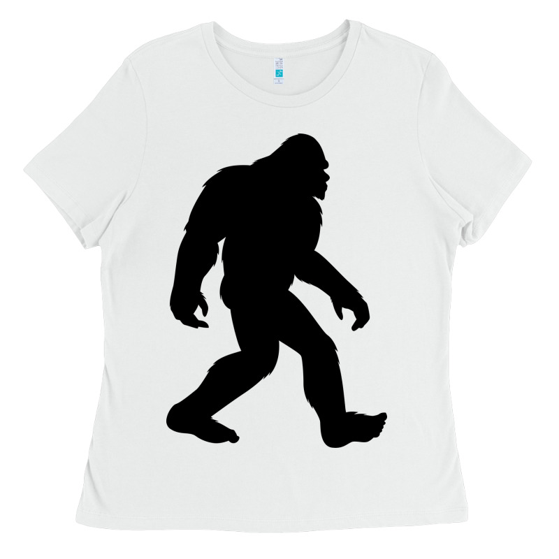 Bigfoot In Black Design Ladies Tee by artisFamous | Teevron