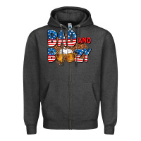 Charcoal Heather bad and boozy usa Zipper Hoodie - AdoDesignShop