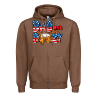 Chestnut bad and boozy usa Zipper Hoodie - AdoDesignShop