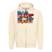 Sandshell bad and boozy usa Zipper Hoodie - AdoDesignShop