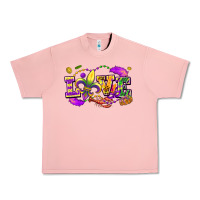 Salmon Love Mardi Gras Urban Heavy Tee - FaDigitalArtStudio