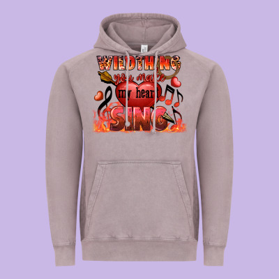 Valentine's Day Wild Thing You Make My Heart Sing Vintage Hoodie Designed By Fadigitalartstudio