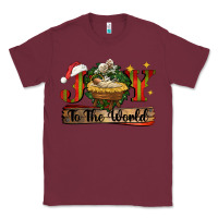 Burgundy joy to the world Classic Tee - CowGirlArtShop