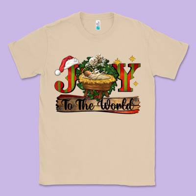 Joy To The World Classic Tee Designed By Cowgirlartshop