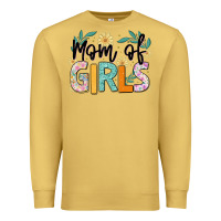 Antique Gold mom of girls Premium Sweatshirt - JahusDesignShop