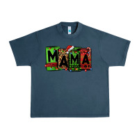 Midnight Navy Christmas mama Urban Heavy Tee - Jasminsmagicworld