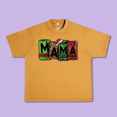 Christmas Mama Urban Heavy Tee Designed By Jasminsmagicworld