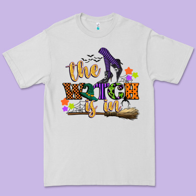 The Witch Is In Premium Tee Designed By Cowgirlartshop
