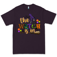 Plum the witch is in Premium Tee - CowGirlArtShop