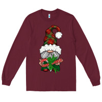 Christmas Gnome With Candy Long Sleeve Tee | Teevron
