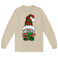 Mushroom Christmas Gnome With Candy Long Sleeve Tee - BundleAndBundleShop