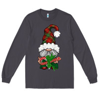 Smoke Christmas Gnome With Candy Long Sleeve Tee - BundleAndBundleShop