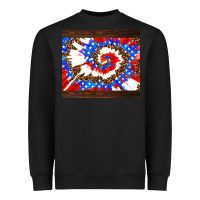 Black usa tie dye Heavyweight Sweatshirt - AdoDesignShop