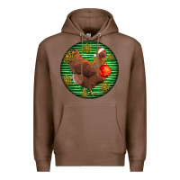 Chestnut new hampshire red chicken christmas Premium Hoodie - LillyAllenDesigns