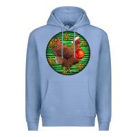 Colony Blue new hampshire red chicken christmas Premium Hoodie - LillyAllenDesigns